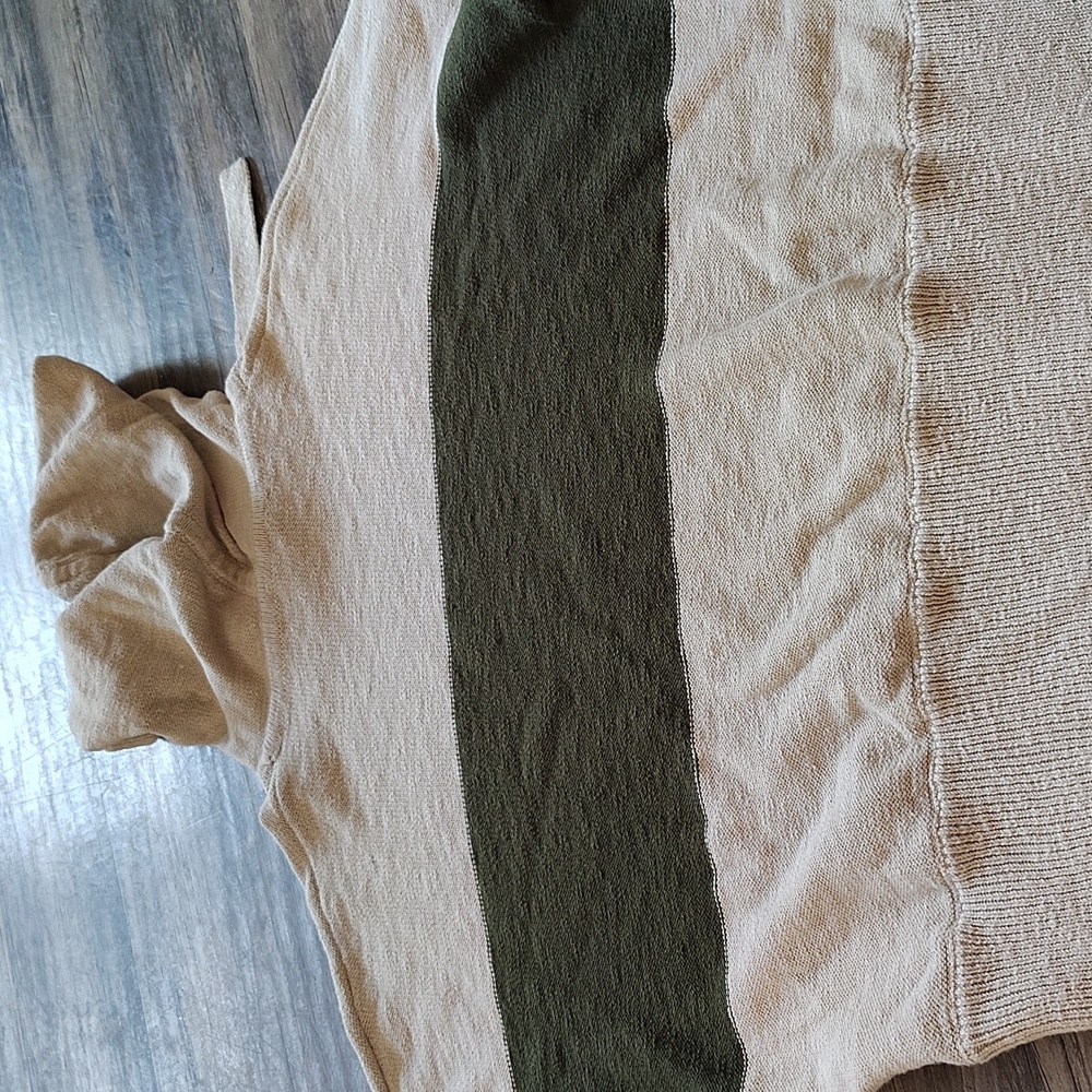 Madewell Knit Cotton Striped Hoodie. Size M - Picture 7 of 13